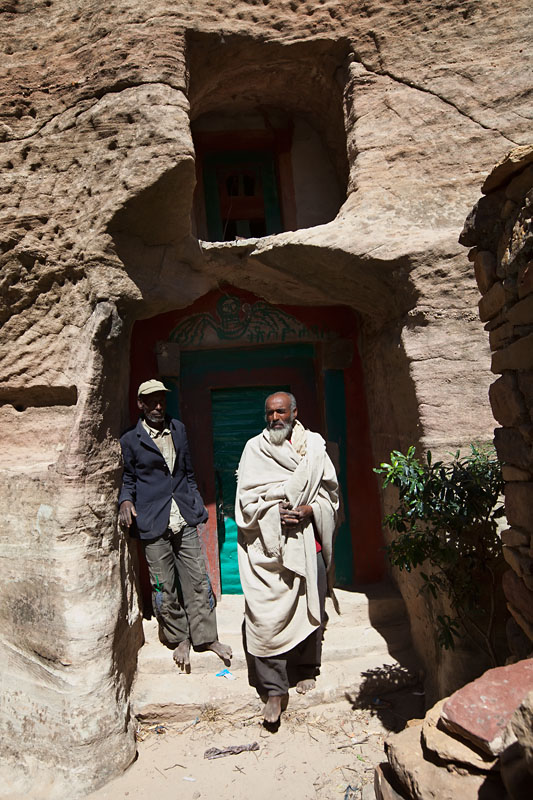 95   Priest before the Yohannes Maequdi church   Ethiopia 